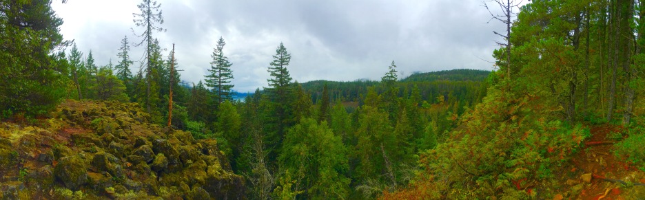 Overlooking the Brandywine Falls valley
